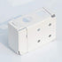 Cutelec 2pcs Box Mounting Bracket for Low Profile Blinds 2inch White Color Window Blinds Headrail Holder Bracket