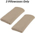 Stretch Pillowcases - Micro Jersey Knit & Ultra Soft, Standard Size - Set of 2 Pillow Cases, Taupe