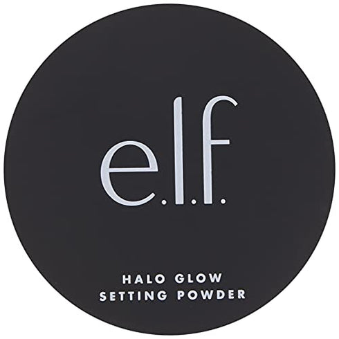 e.l.f., Halo Glow Setting Powder, Silky, Weightless, Blurring, Smooths, Minimizes Pores and Fine Lines, Creates Soft Focus Effect, Medium, Semi-Matte Finish, 0.24 Oz
