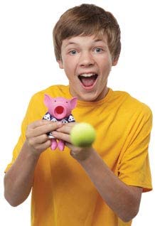 Hog Wild Pig Popper Toy - Shoot Foam Balls Up to 20 Feet - 6 Balls Included - Age 4+
