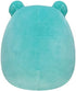 Squishmallows 12-Inch Teal Frog with Mint Green Belly Plush - Add Ludwig to Your Squad, Ultrasoft Stuffed Animal Medium-Sized Plush Toy, Official Kellytoy Plush