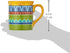 Certified International Valencia Mugs (Set of 4), 16 oz, Multicolor