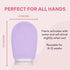 PEACHYGLO Deep Exfoliating Glove for Body 2pc - Shower Scrubbing Mitt for Softer Illuminate Skin, Dead Skin Remover for Women, Silky Smooth Skin