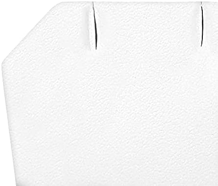 Mooca 6 Pcs Set Mini White Faux Leather Earring Stand Necklace Chain and Pendant Display Stand, Mini Jewelry Display Holder Stand, Jewelry Showcase Display, 3 1/4 Inches Height