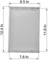Vent Systems 8'' x 12'' Inch Access Panel - Easy Access Doors - ABS Plastic - Access Panel for Drywall, Wall and Ceiling Electrical and Plumbing Service Door Cover