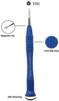 Youletao Y Screwdriver for Nintendo Switch, Y Tip 1.5 Y00 Triwing Tri Point Screwdriver Set Tool Kit for Nintendo Switch Joy-Con Controller Repair and Samsung Gear S3 Frontier, Gear S2 Screwdriver