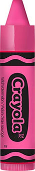 Lip Smacker Crayola Lip Balm Party Pack 8 Count, Cotton Candy, Orange, Sherbert, Watermelon, Berry, Apple, Banana
