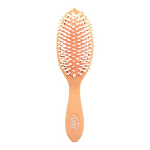 Wet Brush Go Green Coconut Oil Infused Detangling Hair Brush - Pain-Free Ultra-Soft Detangler Bristles Glide Through Tangles with Ease - Protects Against Split Ends - 100% Plant-Based Plastic