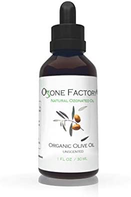 Ozone Factory Ozonated Olive Oil for Skin Care, Effective Skin Moisturizer (60 ml / 2 oz)
