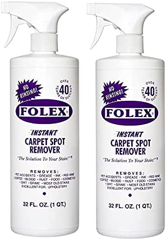Folex Instant Carpet Spot Remover, 32oz Pack of 2