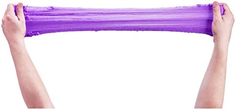 Oosh Slime Cotton Candy Cuties Series 2 by ZURU (Purple) Scented, Squishy, Fluffy, Soft, Stretchy, Stress Relief, Party Favors, Non-Stick with Collectible Cutie Slow Rise Toy