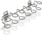 Triton Products 66661 Stainless Steel LocHook 9-Inch W with 3/4-Inch ID Multi-Ring Tool Holder for Stainless Steel LocBoard