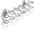 Triton Products 66661 Stainless Steel LocHook 9-Inch W with 3/4-Inch ID Multi-Ring Tool Holder for Stainless Steel LocBoard