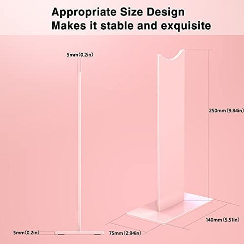 SIMGAL Pink Headphones Stand, Universal Gaming Headset Holder Hanger with Stable Base for SIMGAL K9 Cat Ear Headset(Not Included) and All Headphones