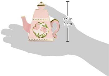Kate Aspen, Tea Time Whimsy Collection, Teapot Tea Party Favor Box (Set of 24), One Size, Pink