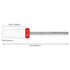 PANA Tapered Ceramic Nail Carbide Bit - Two Way Rotate use for Both Left and Right Handed - Fast remove Acrylic or Hard Gel - 3/32" Shank - Manicure, Nail Art, Drill Machine (Fine - F, Ceramic)