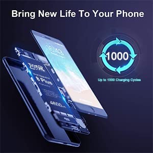 Battery for iPhone 8 Plus, (2022 New Version) New 0 Cycle Battery Replacement for iPhone 8 Plus A1864, A1897, A1898 with Complete Professional Repair Tools