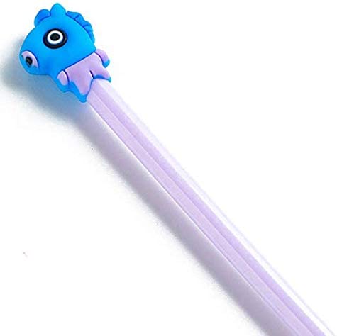 BTS Cartoon Animal Pens Black Ink Writing Pen Set Plastic Creative Gel Pens Office School Children Gift Stationery Supplies Set?8PCS)