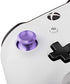 Metal Thumbsticks Joysticks for Xbox One Controller, Aluminum Alloy ABXY Bullet Buttons Analog Grip Replacement Parts for Xbox One S/X/Series X Controllers with Installation Tools(Purple)