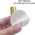 Biomoty Brushed Gold Adhesive Wall Hooks 2 Packs, Heavy Duty Sticky Towel Hooks for Bathroom Kitchen Door, Wall Mounted Stick on Hook for Coat Towels Keys Robe (Gold)