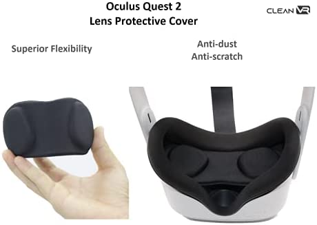 Clean VR Kit for Cleaning Virtual Reality Accessories | Compatible with Oculus Quest 2 | Lens Cleaning Pen + 2 Microfiber Cloths
