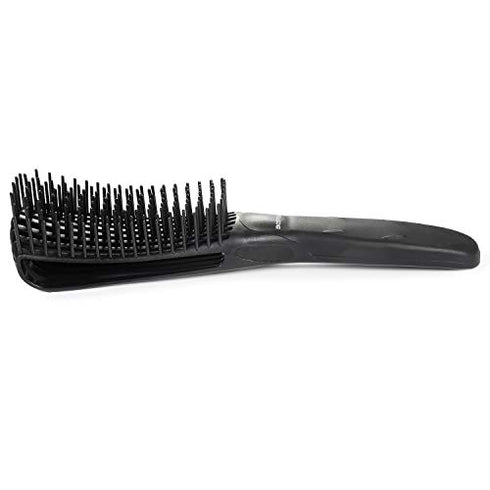 BESTOOL Detangling Brush for Black Natural Hair, Detangler Brush for Natural Black Hair Curly Hair Afro 3/4abc Texture, Faster n Easier Detangle Wet or Dry Hair with No Pain (Black)