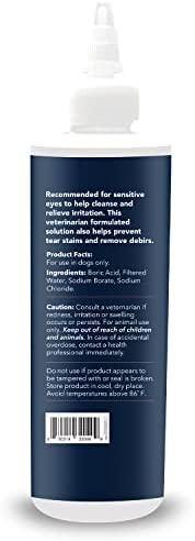 Vets Preferred Eye Cleaner for Dogs - Dog Eye Wash Drops for Infection & Tear Stain Remover - Improves Allergy Symptoms, Infections & Runny Eyes - Dog Eye Drops Rinse for Every Dog - 4 Oz