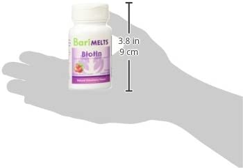 BariMelts Biotin, Dissolvable Bariatric Vitamins, Natural Strawberry Flavor, 90 Fast Melting Tablets