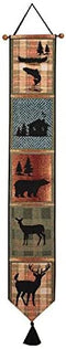Manual TBPBLD Woodworkers & Weavers Tapestry Bell Pull, Bear Lodge