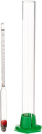 Naruekrit R3-XIKQ-AD0G Proof and Tralle Hydrometer with 12' Glass Test Jar