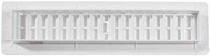 Decor Grates PL212-WH 2-Inch by 12-Inch Plastic Floor Register, White