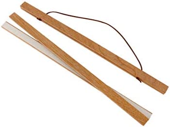 Artmag Magnetic Poster Hanger Frame, 20x28 20x30 20x24 Light Wood Wooden Magnet Canvas Artwork Print Dowel Poster Hangers Frames Hanging Kit (Teak Wood, 20")