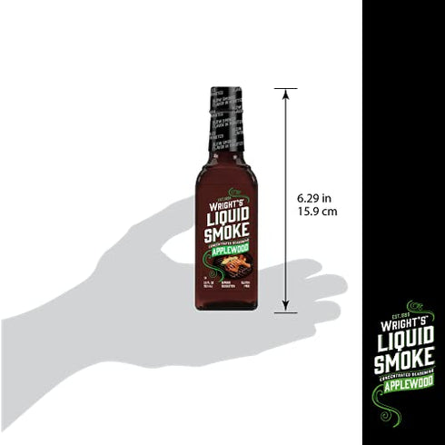 Wright's Liquid Smoke, Applewood, 3.5 Ounce