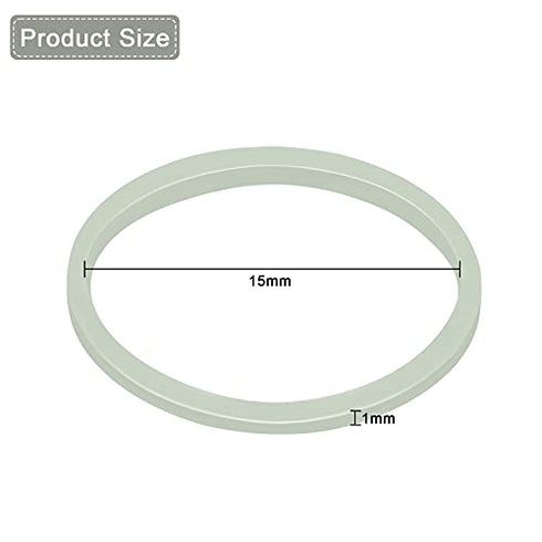 1000 Mini Rubber Bands Soft Elastic Bands for Kid Hair Braids Hair (White)