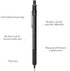 rOtring 1904727 500 0.7mm Mechanical Pencil, Black (502507N)