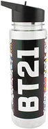 BT21 Water Bottle with Straw - Officially Licensed BTS Merchandise
