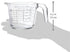 Farberware 2-Cup Borosilicate Glass Wet and Dry Measuring Cup with Oversized Measurements, Clear