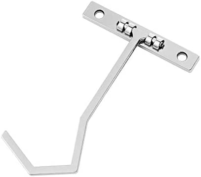 DIKALU Metal Banana Hanger - Under Cabinet Hook for Bananas or Other Kitchen Items. Keep Banana Fresh (Silver Color X 1pc)