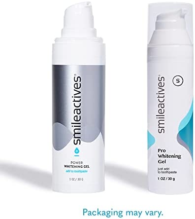 Smileactives Teeth Whitening Gel, Easy to use Teeth Whitener Gel for Bright White Teeth and a Captivating Smile! - 1oz Travel Size (Pack of 3)