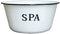 CWI Gifts Enamel Spa Bowl, 8-Inch by 3.75-Inch