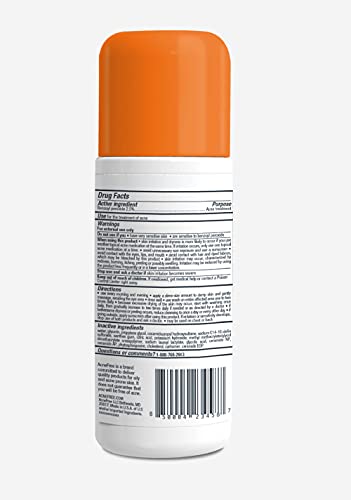 Acne Free Oil-Free Acne Cleanser, Benzoyl Peroxide 2.5% Acne Face Wash with Glycolic Acid to Prevent and Treat Breakouts, 8 Ounce