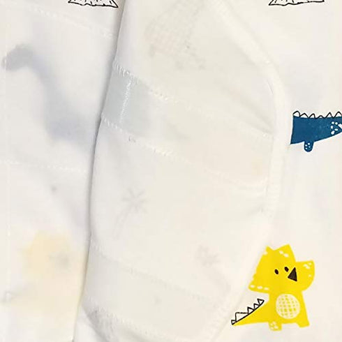 Baby Dinosaur Swaddle Cotton Split Sleeping Bag Swaddle Wearable Blanket for Boys and Girls, 4 Season, 6-12 Months (Blue Dinosaur)
