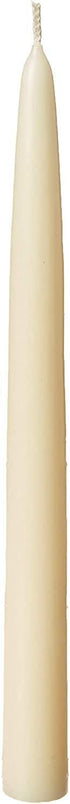 Root Candles 7917 Unscented Smooth Hand-Dipped 9-Inch Taper Candle, 12-Count, Ivory