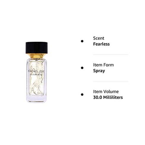 RACHEL ZOE Fearless Eau de Parfum Spray, Perfectly Balanced Feminine Perfume for Women, Awaken the Senses with a Lasting Signature Designer Scent