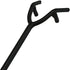 Sunnydaze Fire Pit Poker Stick - Durable Heat Resistant Handle - Outdoor Campfire Accessory - Fireplace Tool - Indoor & Outdoor Steel Camping Tool - 16-Inch