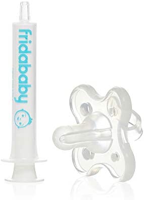 Medi Frida the Accu-Dose Pacifier Baby Medicine Dispenser by FridaBaby, 1 Count (Pack of 1)