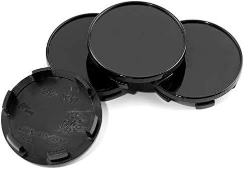 4pcs 54mm(2.13in)/49mm(1.93in) Wheel Hub Center Caps Black Base for #40342-AU511 40342-40P01 40343-5P215