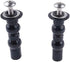 Toilet Seat Hinge Screw Compatible with TOTO Toilet, Expanding Rubber Bolt Top Nuts Set for Top Mount Toilet Seat Tightening Kit Replacement,Toilet Seat Blind Hole Fixing Kit for TOTO Toilets,2 Pack