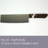 7.5" Chefs Knife, #22, Kiwi
