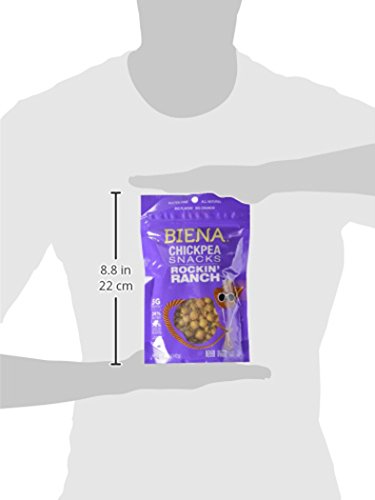 Biena Foods, Rockin' Ranch Roasted Chickpea Snack, 5 Ounce